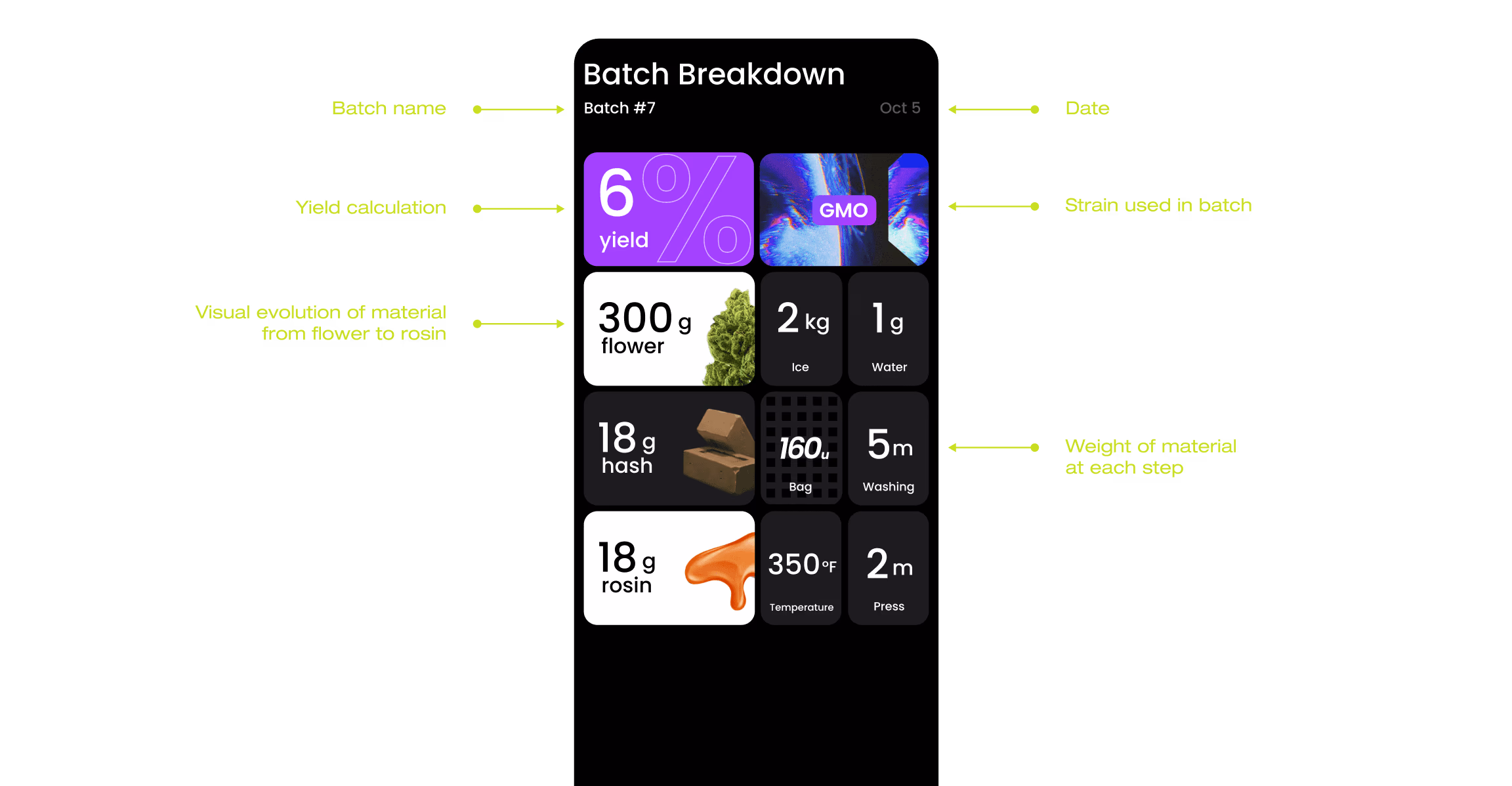 Five dashboard iterations from v1 to v5