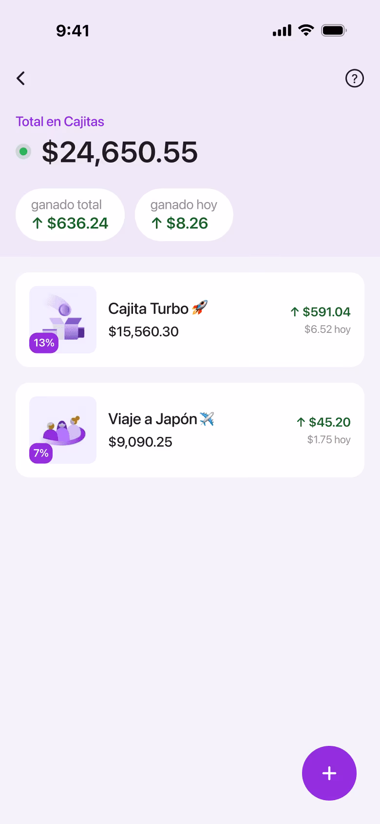 V2 — Live dot + rate badge