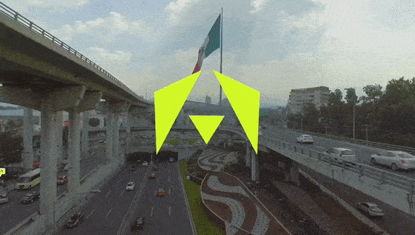 Jeicaa brand motion — aerial highway with logo