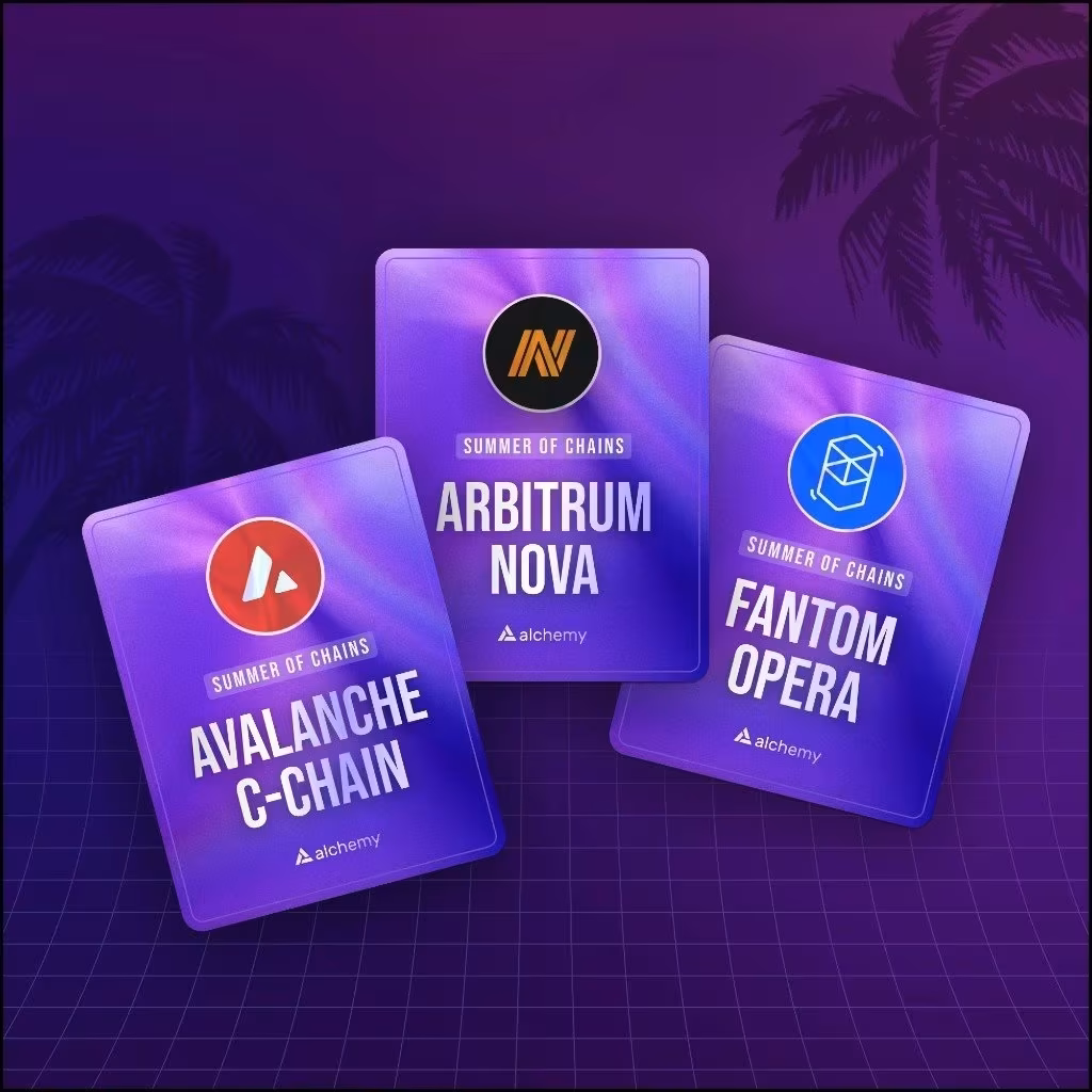 Summer of Chains promotional cards