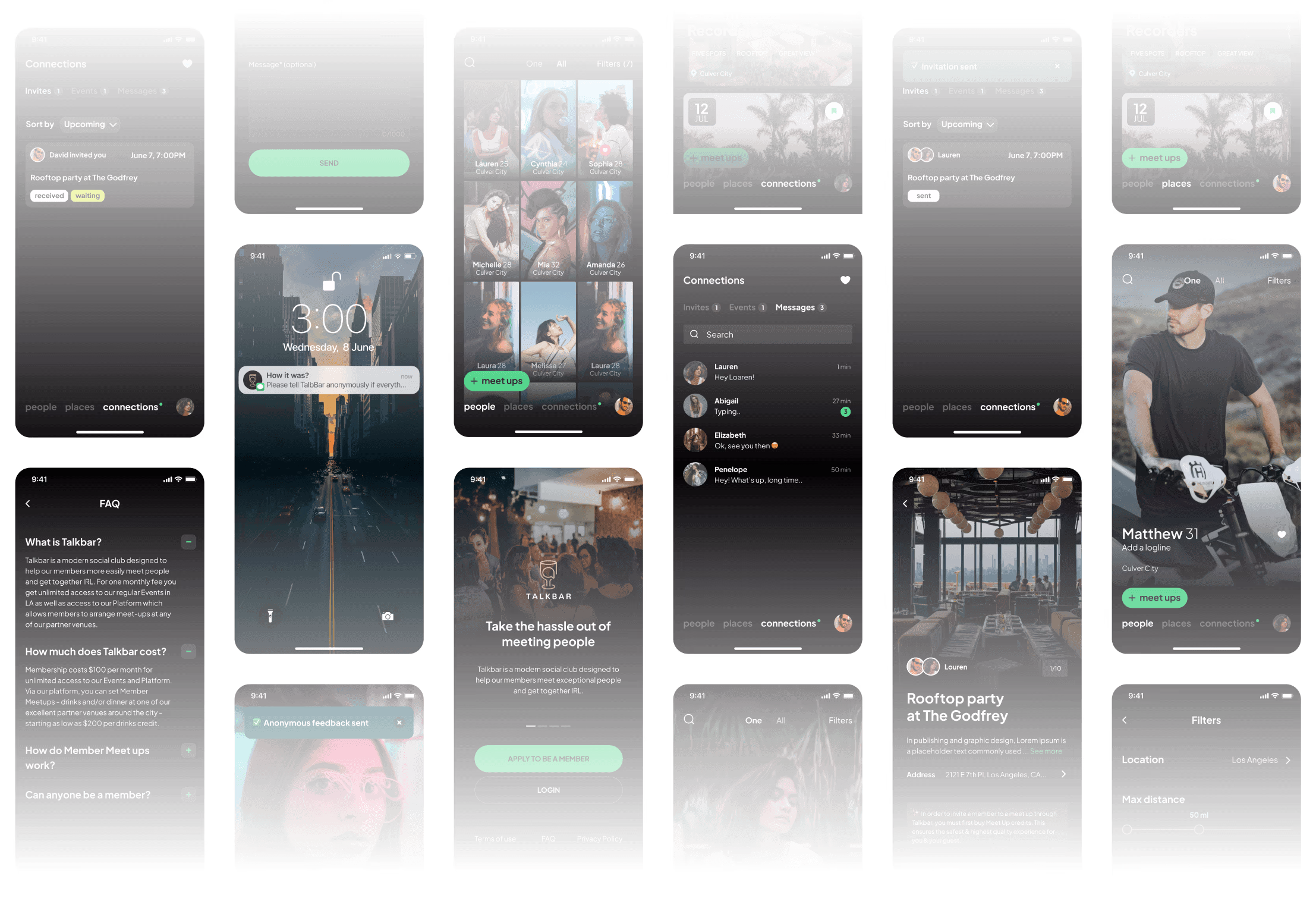 Talkbar social media campaign assets